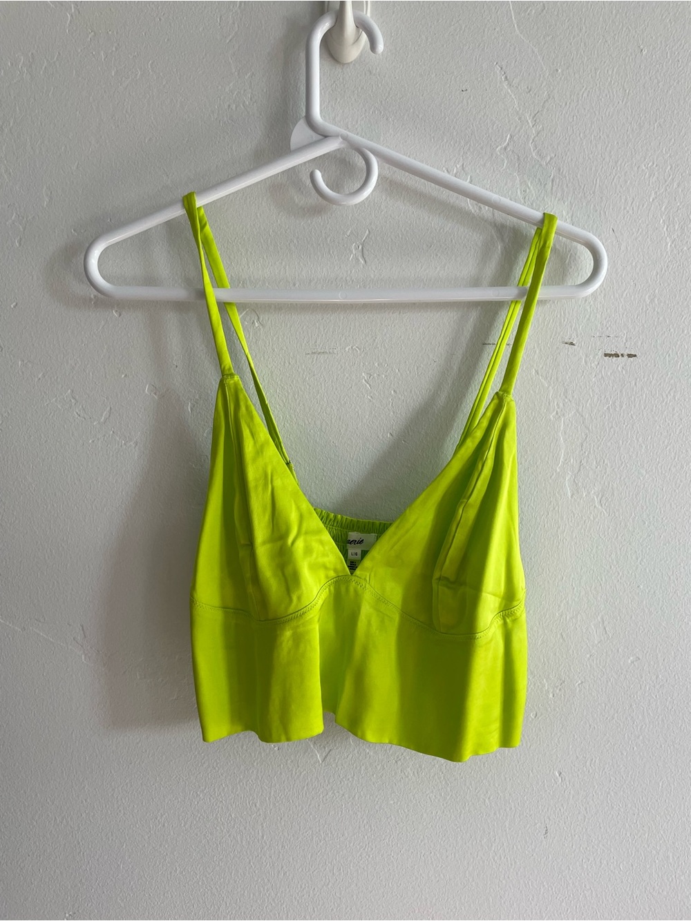 aerie Neon Lime Stretch Bralette Top NWT